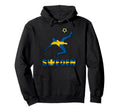 Sweden Football Soccer Game Player Fan Hoodie - Novelty Apparel for Adults - T-Shirt, Sweatshirt, Hoodie