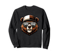 Daddy Bear Fathersday Grizzly Papa Sweatshirt - Minimalist Print Men Women - T-Shirt, Sweatshirt, Hoodie