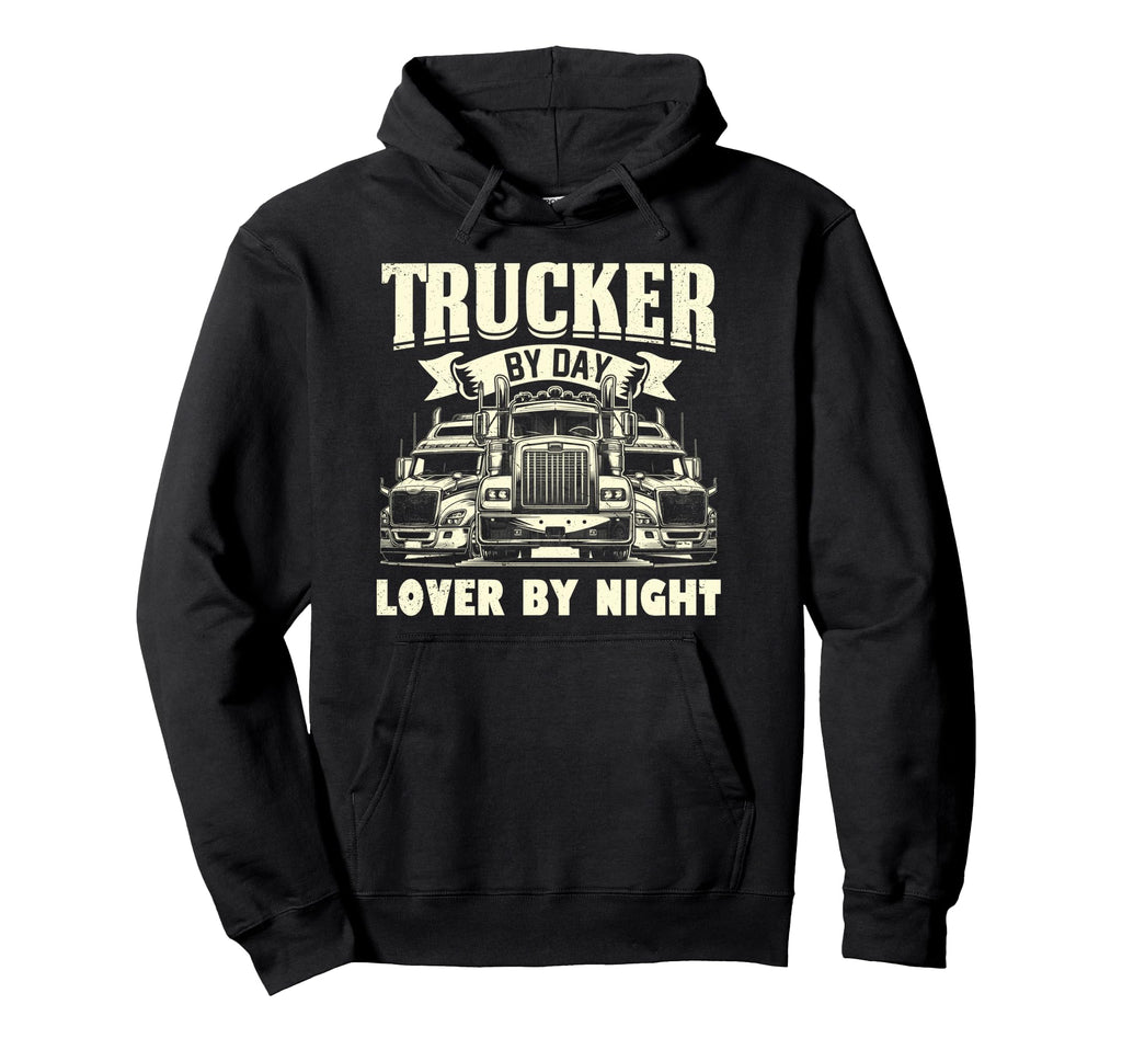 Funny Trucker Dad Birthday Romantic From Son Hoodie - Graphic Print Unisex - T-Shirt, Sweatshirt, Hoodie