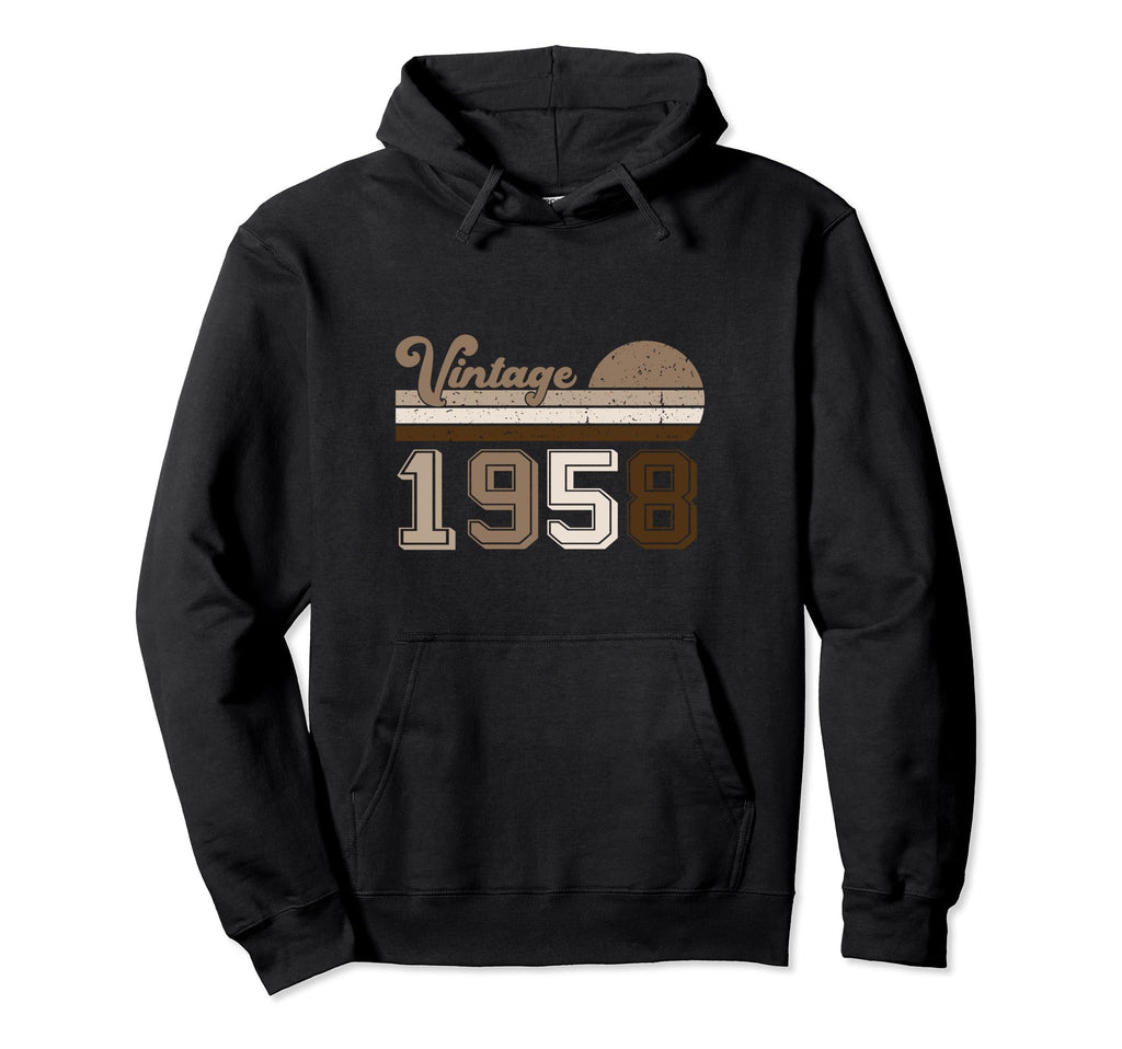 Year 1958 Gift Birthday Mom Dad Hoodie - Streetwear Style for Adults - T-Shirt, Sweatshirt, Hoodie