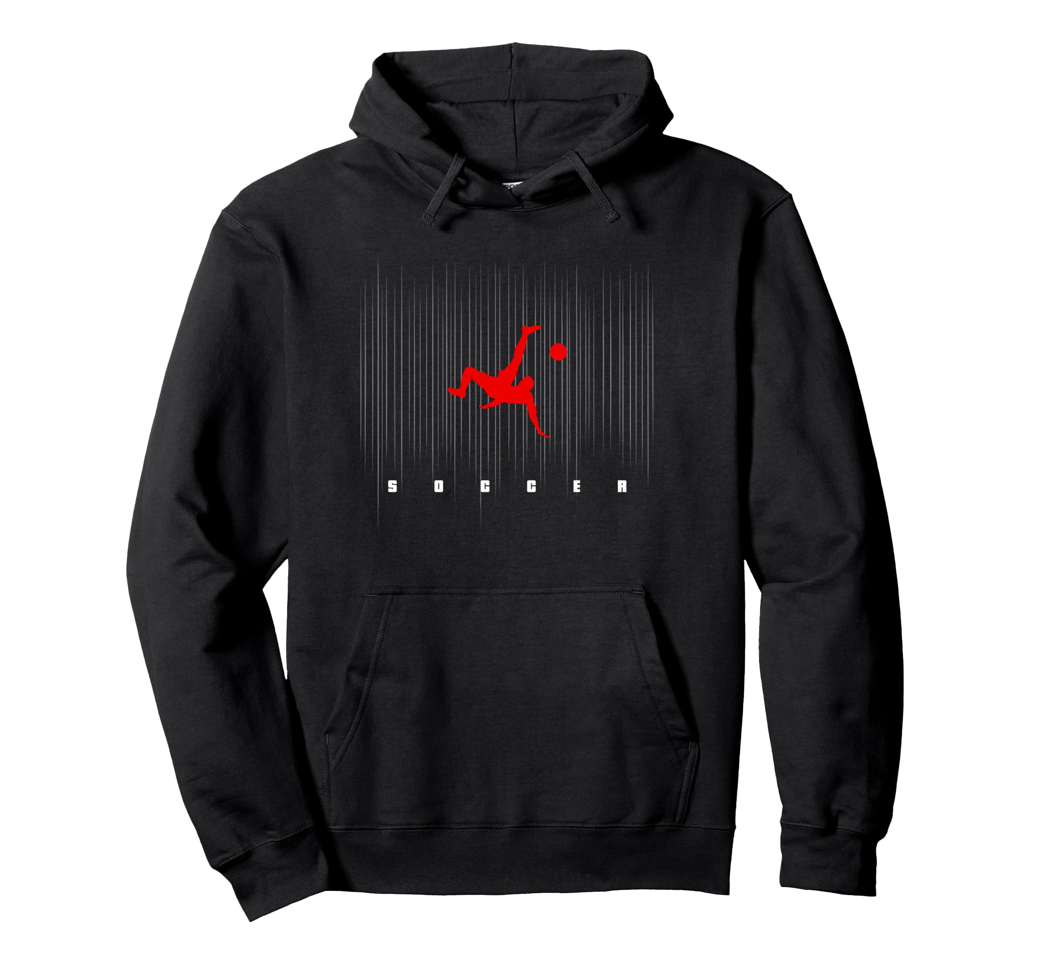 Soccer Logo Motif Soccer Soccer Player Hoodie - Fun Novelty Design Unisex - T-Shirt, Sweatshirt, Hoodie