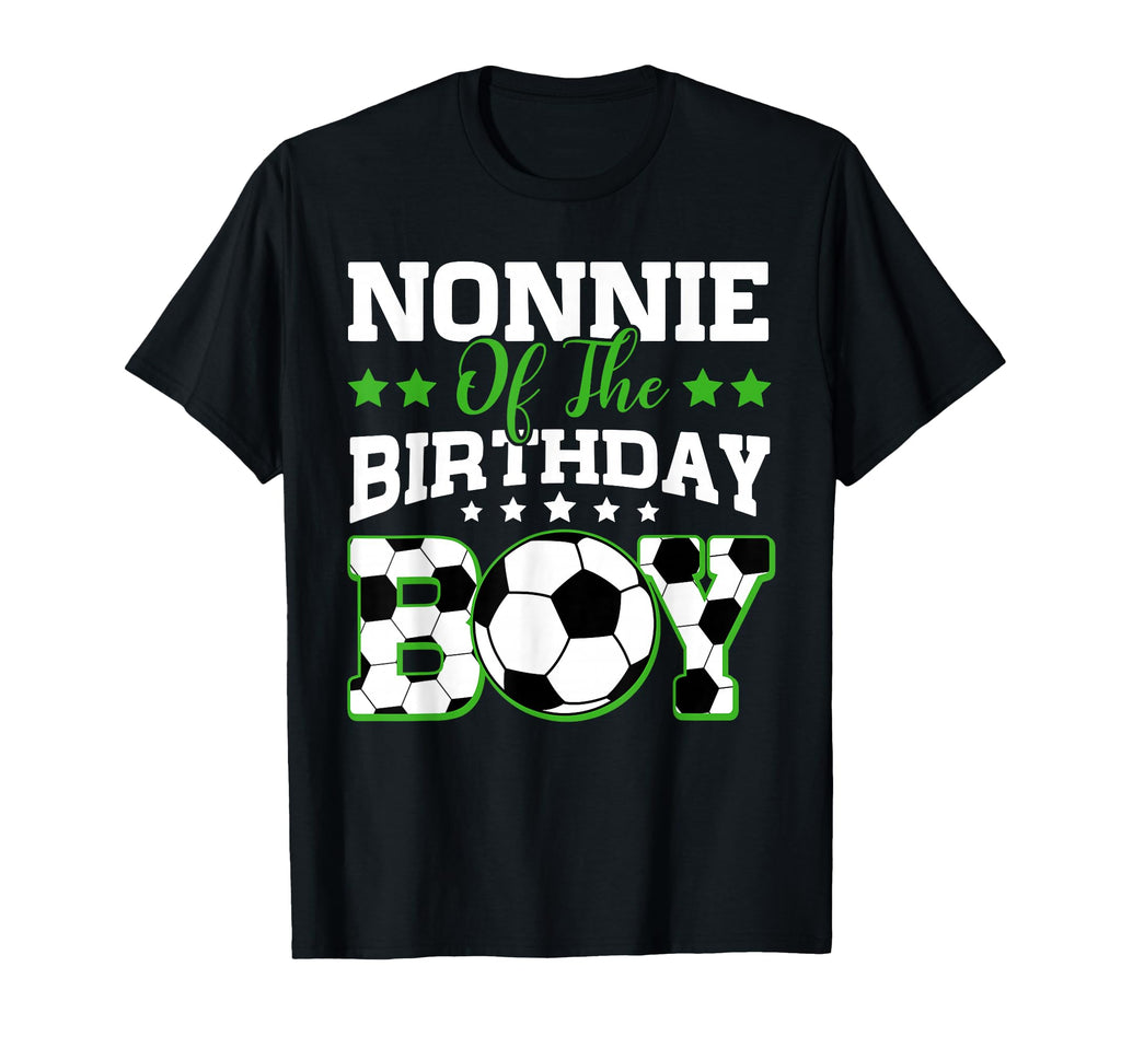 Nonnie Birthday Soccer Family Matching T-Shirt - Trendy Graphic for Adults - T-Shirt, Sweatshirt, Hoodie