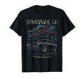 Savannah Ga Usa Car Industrial Muscle T-Shirt - Aesthetic Graphic Men Women - T-Shirt, Sweatshirt, Hoodie