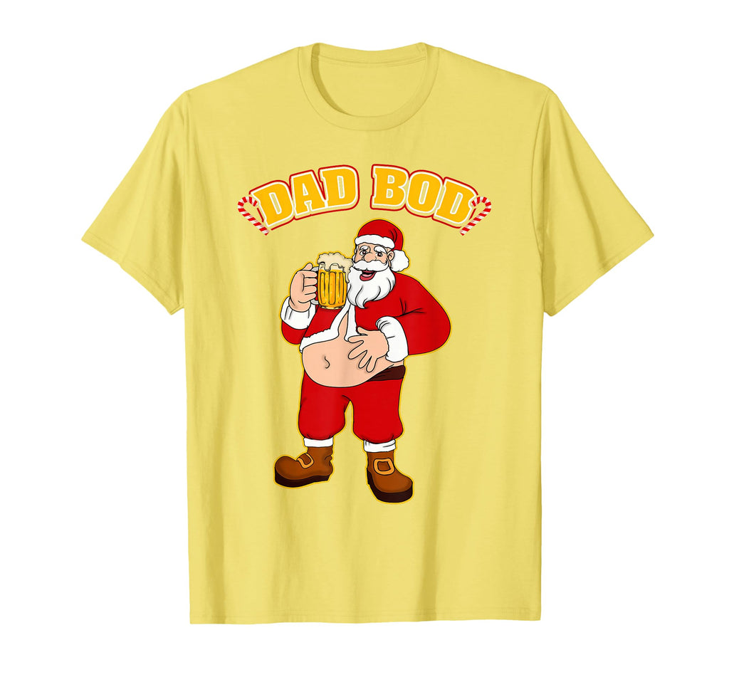 Santa Belly Dad Bod Funny Beer Belly T-Shirt - Minimalist Print Unisex - T-Shirt, Sweatshirt, Hoodie