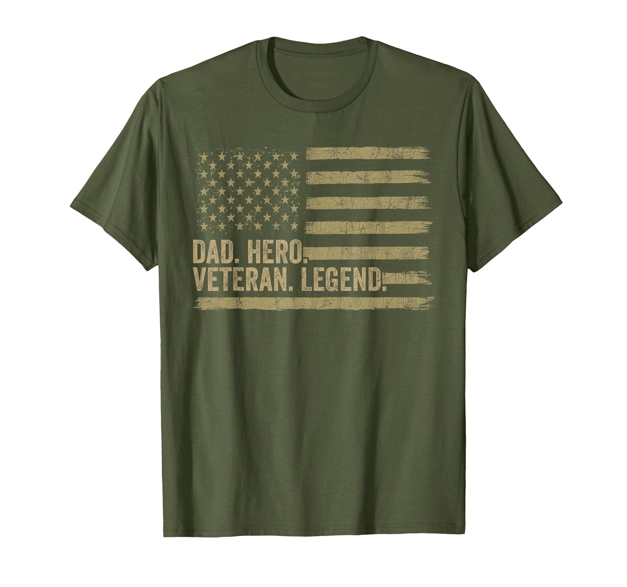 Patriotic American Flag Fathers Day T-Shirt - Trendy Graphic for Adults - T-Shirt, Sweatshirt, Hoodie