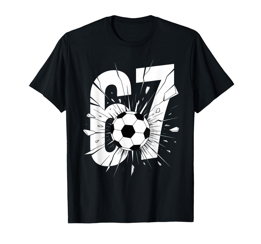 67 Soccer Six Seven 6 7 Meme 67 T-Shirt - Custom Art Print for Adults - T-Shirt, Sweatshirt, Hoodie