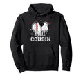Ball Cousin Baseball Soccer Heart Hoodie - Streetwear Style for Adults - T-Shirt, Sweatshirt, Hoodie