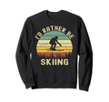 Id Rather Be Skiing Skier Ski Dad Sweatshirt - Graphic Print for Adults - T-Shirt, Sweatshirt, Hoodie