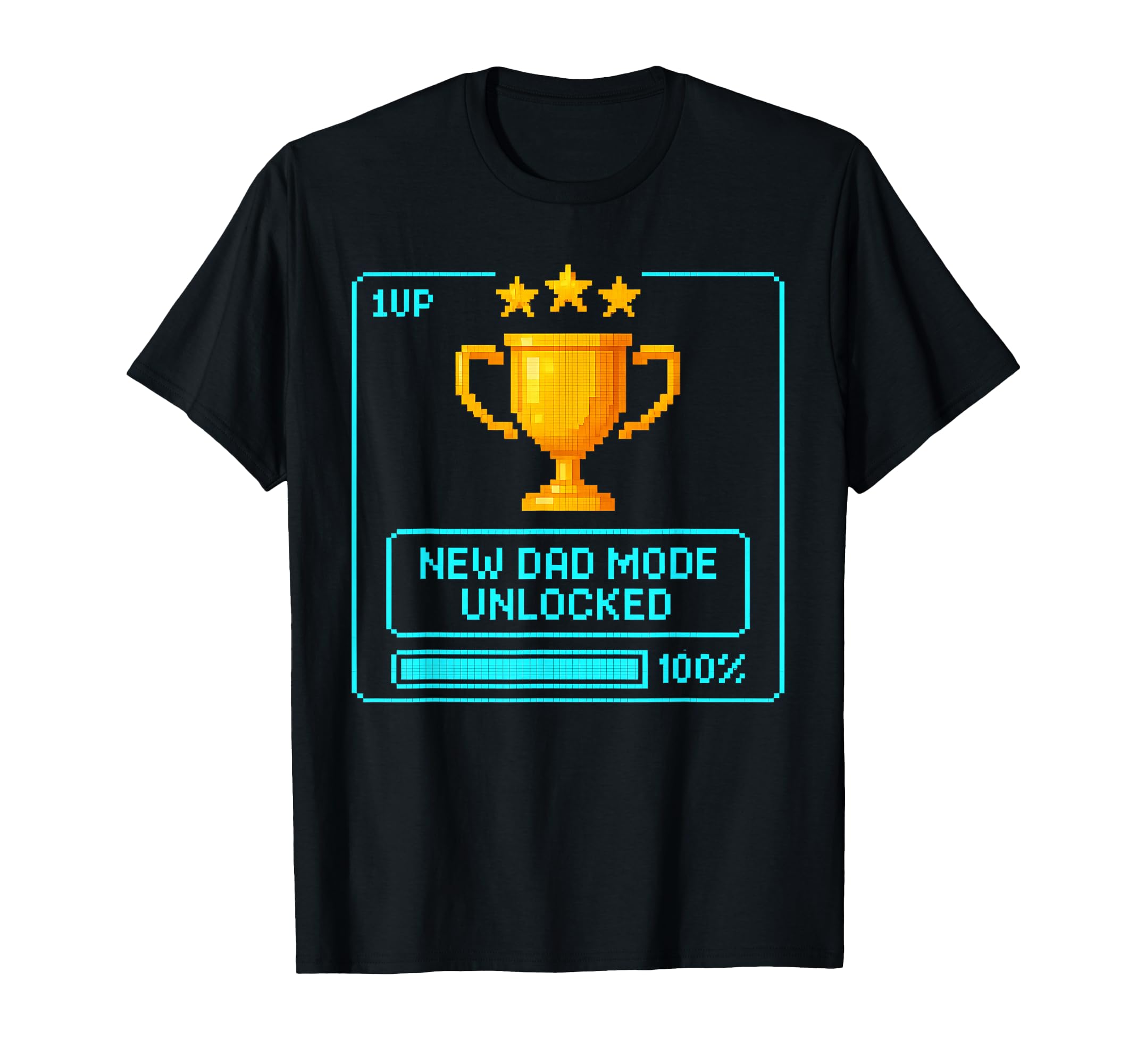 New Dad Mode Unlocked Funny Gamer T-Shirt - Trendy Graphic Men Women - T-Shirt, Sweatshirt, Hoodie