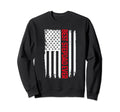Mens Best Stepdad Ever American Flag Sweatshirt - Graphic Print Men Women - T-Shirt, Sweatshirt, Hoodie