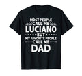 Luciano Gift Name Funny Fathers Day T-Shirt - Minimalist Print for Adults - T-Shirt, Sweatshirt, Hoodie