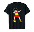 Dabbing Soccer Spain Football Spanish T-Shirt - Minimalist Print Men Women - T-Shirt, Sweatshirt, Hoodie