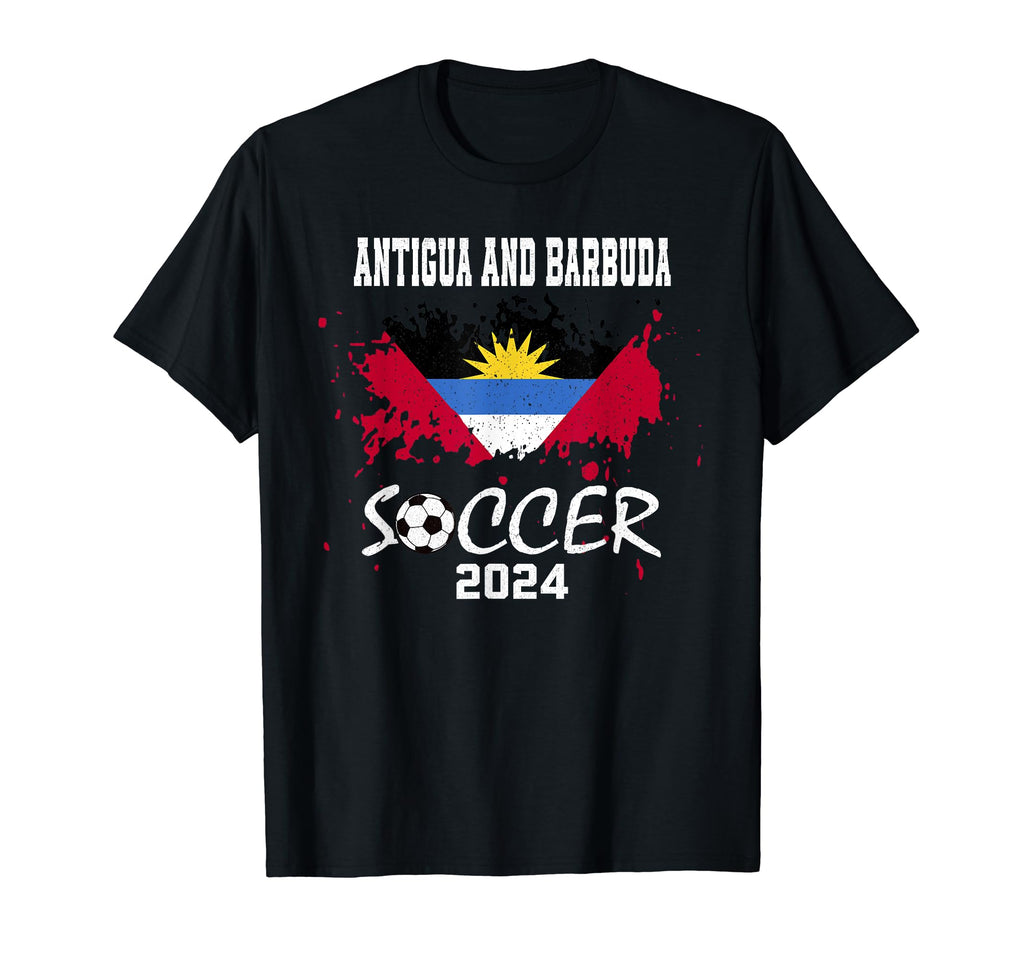 Antigua And Barbuda Football Soccer T-Shirt - Trendy Graphic Men Women - T-Shirt, Sweatshirt, Hoodie