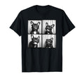 Frenchie Face Pet Portrait Photobooth T-Shirt - Unique Graphic Unisex - T-Shirt, Sweatshirt, Hoodie