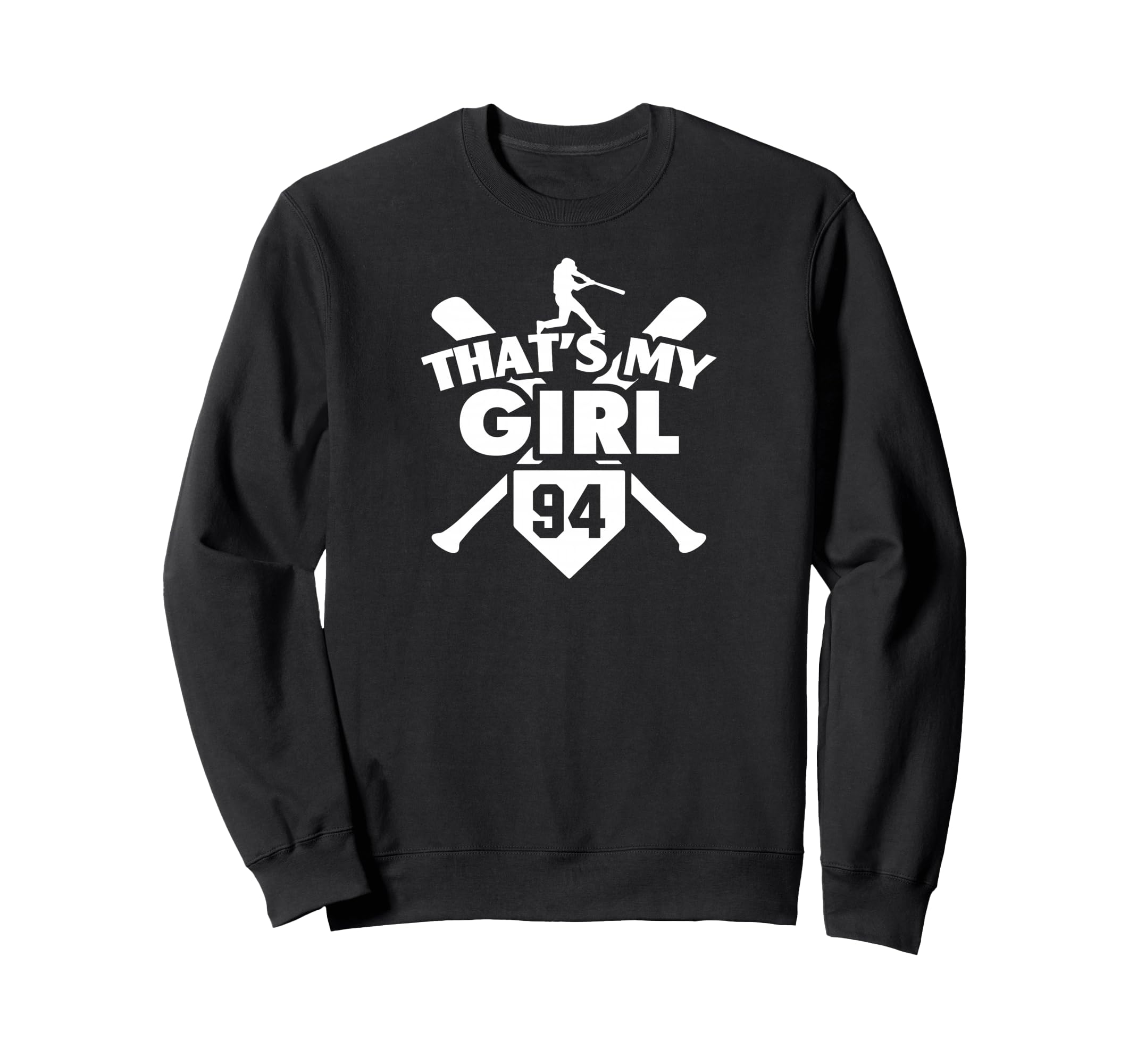 Baseball Mom Dad Thats My 94 Sweatshirt - Unique Graphic for Adults - T-Shirt, Sweatshirt, Hoodie