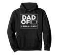 Dad 2 1 Fathers Day Gift Dad Hoodie - Aesthetic Graphic Unisex - T-Shirt, Sweatshirt, Hoodie
