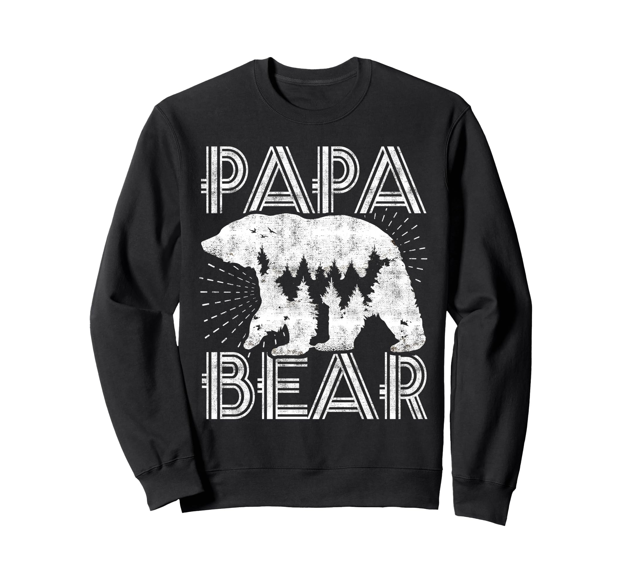 Papa Bear Family Dad Mountaineer Sweatshirt - Fun Novelty Design Unisex - T-Shirt, Sweatshirt, Hoodie