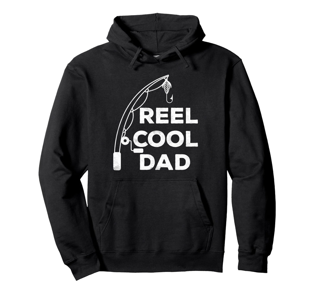 Reel Dad Fisherman Fathers Day Hoodie - Unique Graphic for Adults - T-Shirt, Sweatshirt, Hoodie