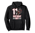 Motocross Birthday Dirt Bike 11Th Hoodie - Graphic Print Men Women - T-Shirt, Sweatshirt, Hoodie