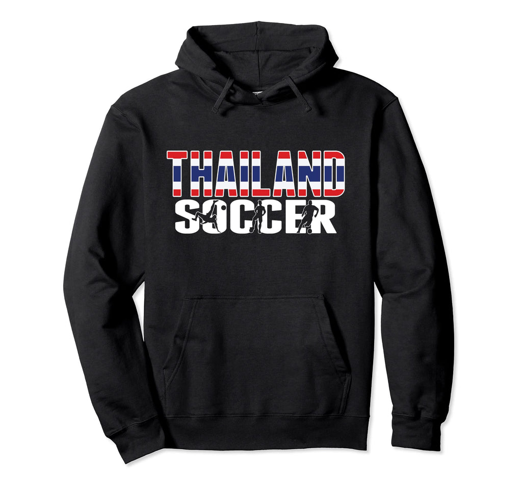 Thailand Soccer Fans Jersey Proud Hoodie - Fun Novelty Design for Adults - T-Shirt, Sweatshirt, Hoodie