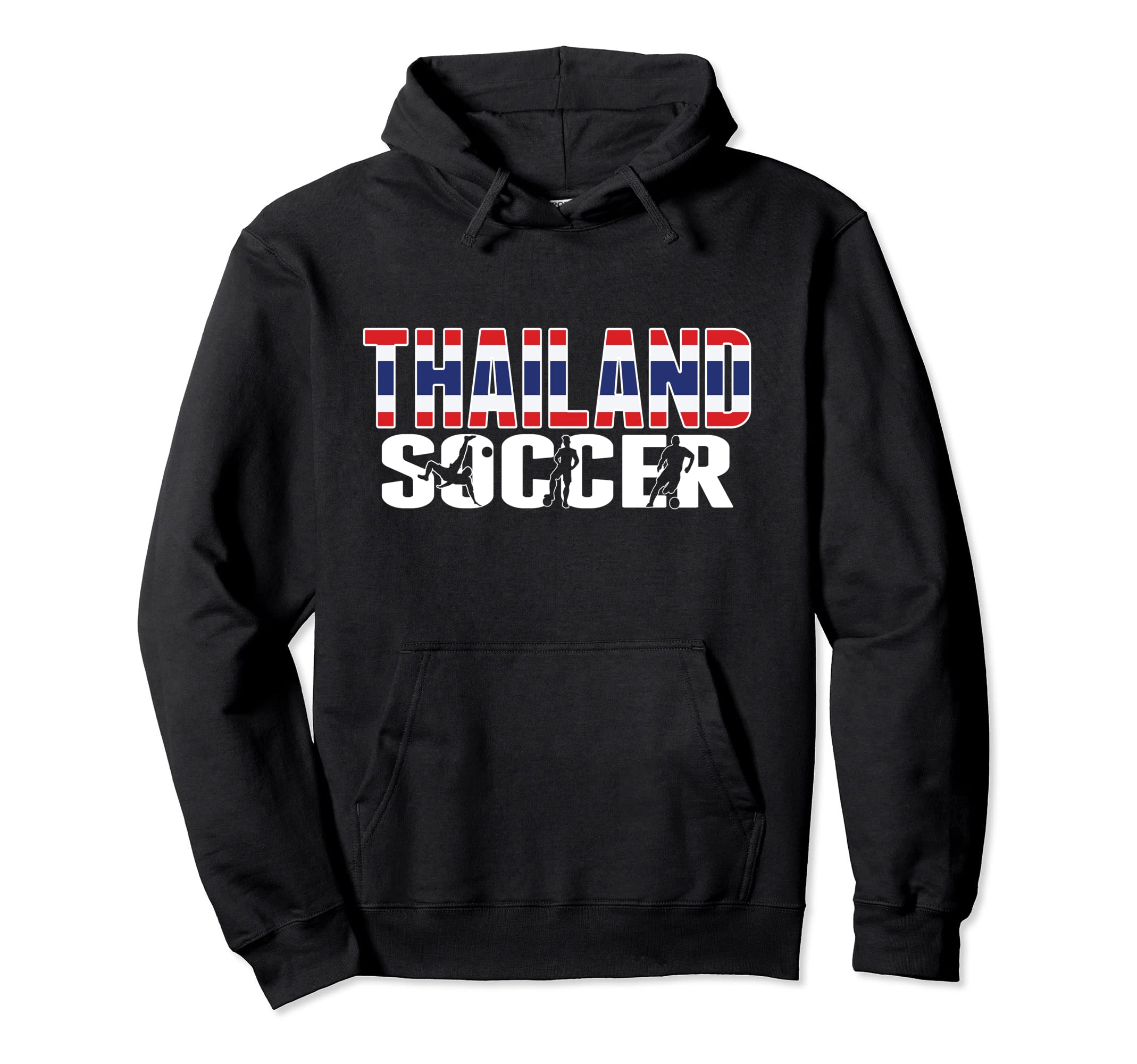 Thailand Soccer Fans Jersey Proud Hoodie - Fun Novelty Design for Adults - T-Shirt, Sweatshirt, Hoodie