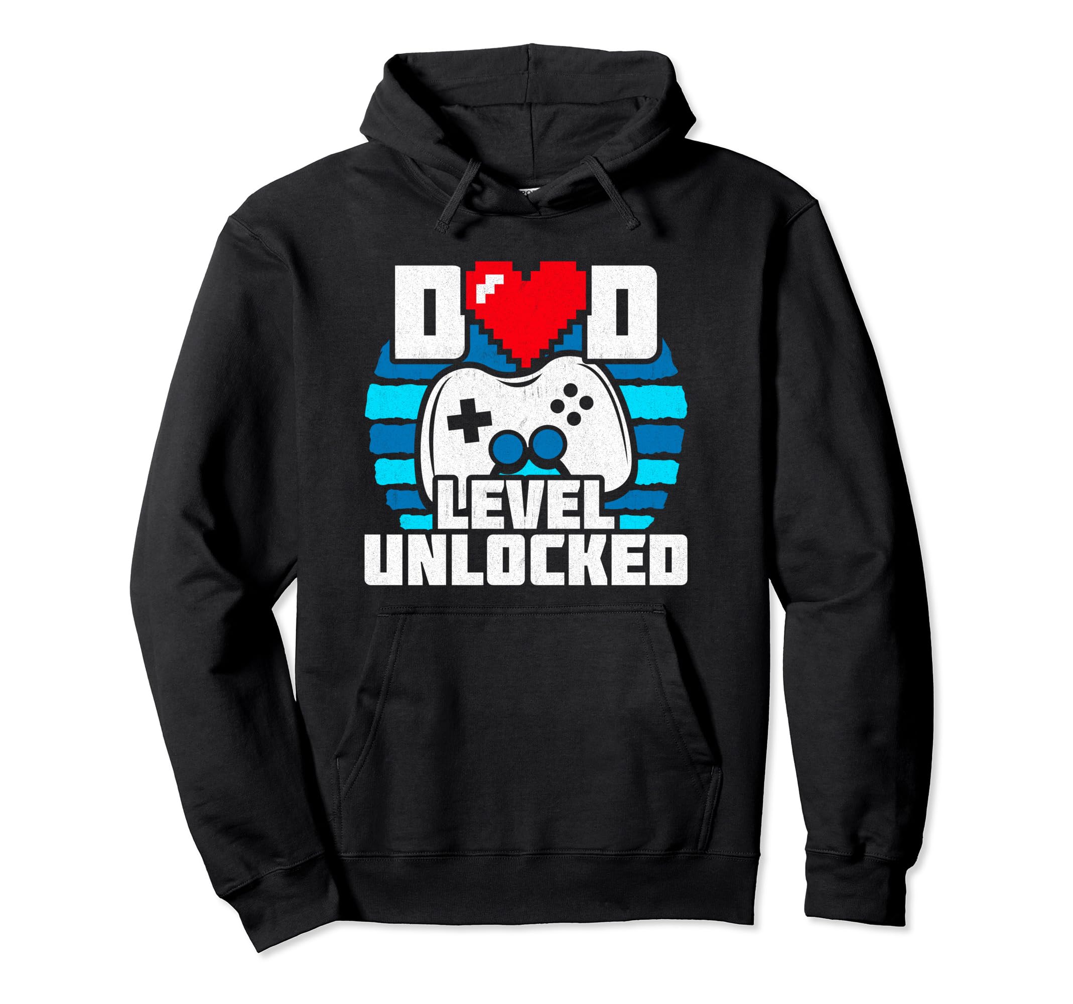 New Dad Level Unlocked Gamer Dad Hoodie - Streetwear Style Unisex - T-Shirt, Sweatshirt, Hoodie