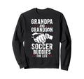 Soccer Grandpa And Grandson Soccer Sweatshirt - Graphic Print for Adults - T-Shirt, Sweatshirt, Hoodie