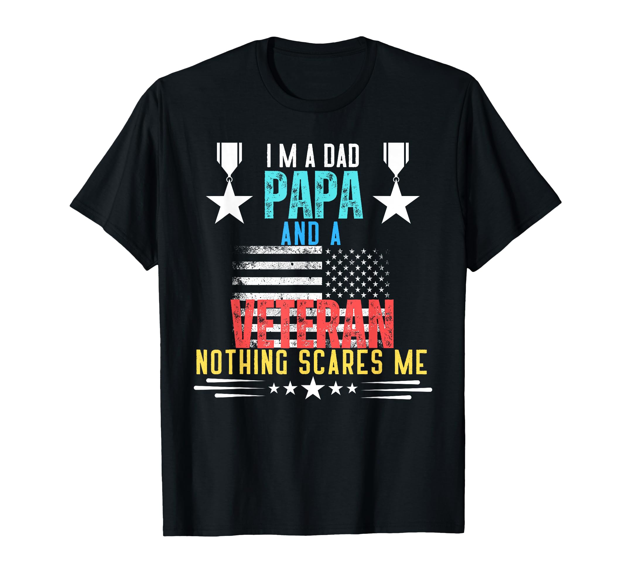 Patriotic Dad Fathers Day Im Dad Papa T-Shirt - Graphic Print Men Women - T-Shirt, Sweatshirt, Hoodie