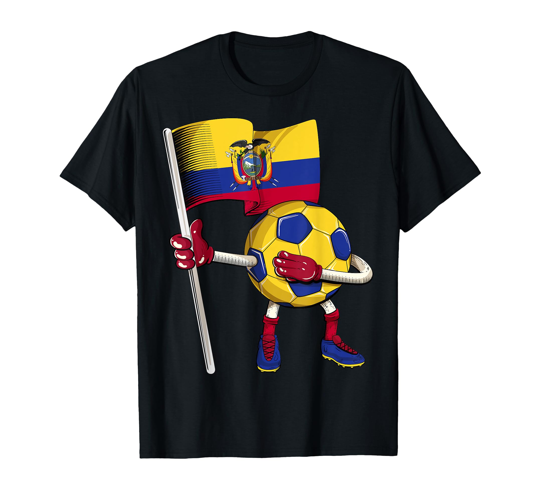 Ecuador Soccer Jersey Ecuador Flag T-Shirt - Minimalist Print for Adults - T-Shirt, Sweatshirt, Hoodie