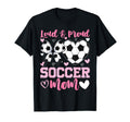 Loud And Proud Soccer Mom Groovy Soccer T-Shirt - Graphic Print for Adults - T-Shirt, Sweatshirt, Hoodie