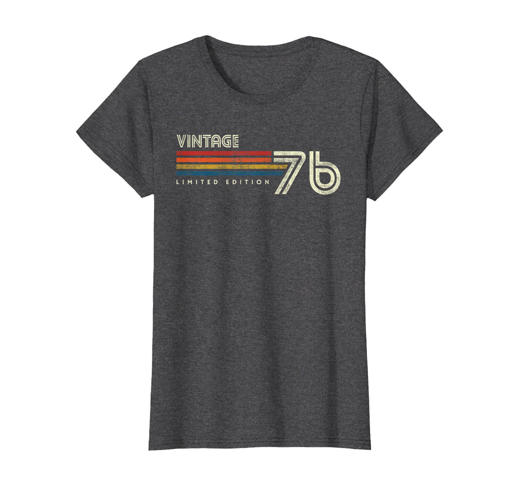 1976 Chest Stripe Birthday T-Shirt - Novelty Apparel for Adults - T-Shirt, Sweatshirt, Hoodie