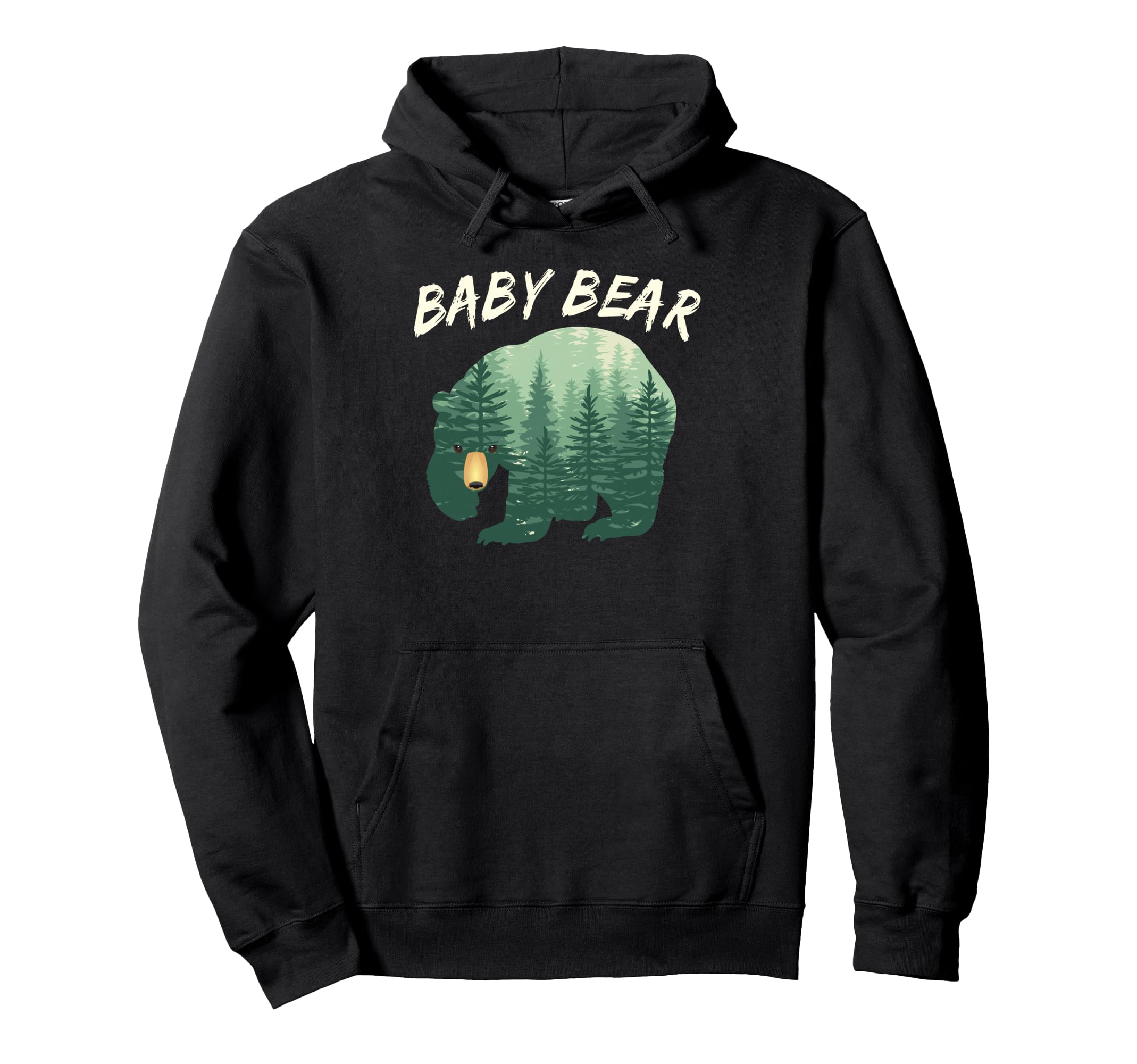 Bear Bear Woods Family Bear Child Hoodie - Minimalist Print Unisex - T-Shirt, Sweatshirt, Hoodie