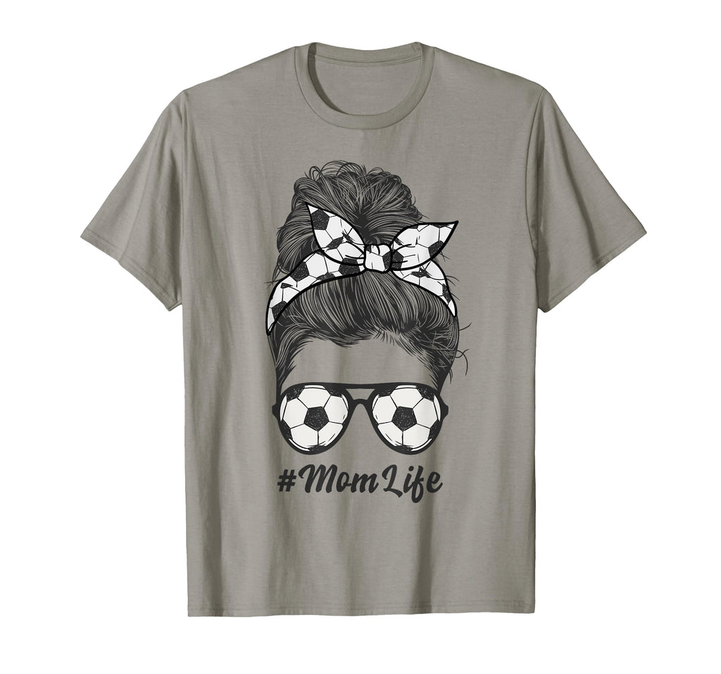Soccer Mom Funny Soccer Ball Messy T-Shirt - Fun Novelty Design for Adults - T-Shirt, Sweatshirt, Hoodie