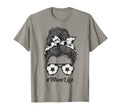 Soccer Mom Funny Soccer Ball Messy T-Shirt - Fun Novelty Design for Adults - T-Shirt, Sweatshirt, Hoodie