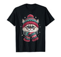 Funny Ragdoll Cat Santa Hat Lights T-Shirt - Custom Art Print Unisex - T-Shirt, Sweatshirt, Hoodie