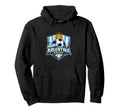 Argentina Pride Soccer Fan Minimal Hoodie - Minimalist Print Men Women - T-Shirt, Sweatshirt, Hoodie