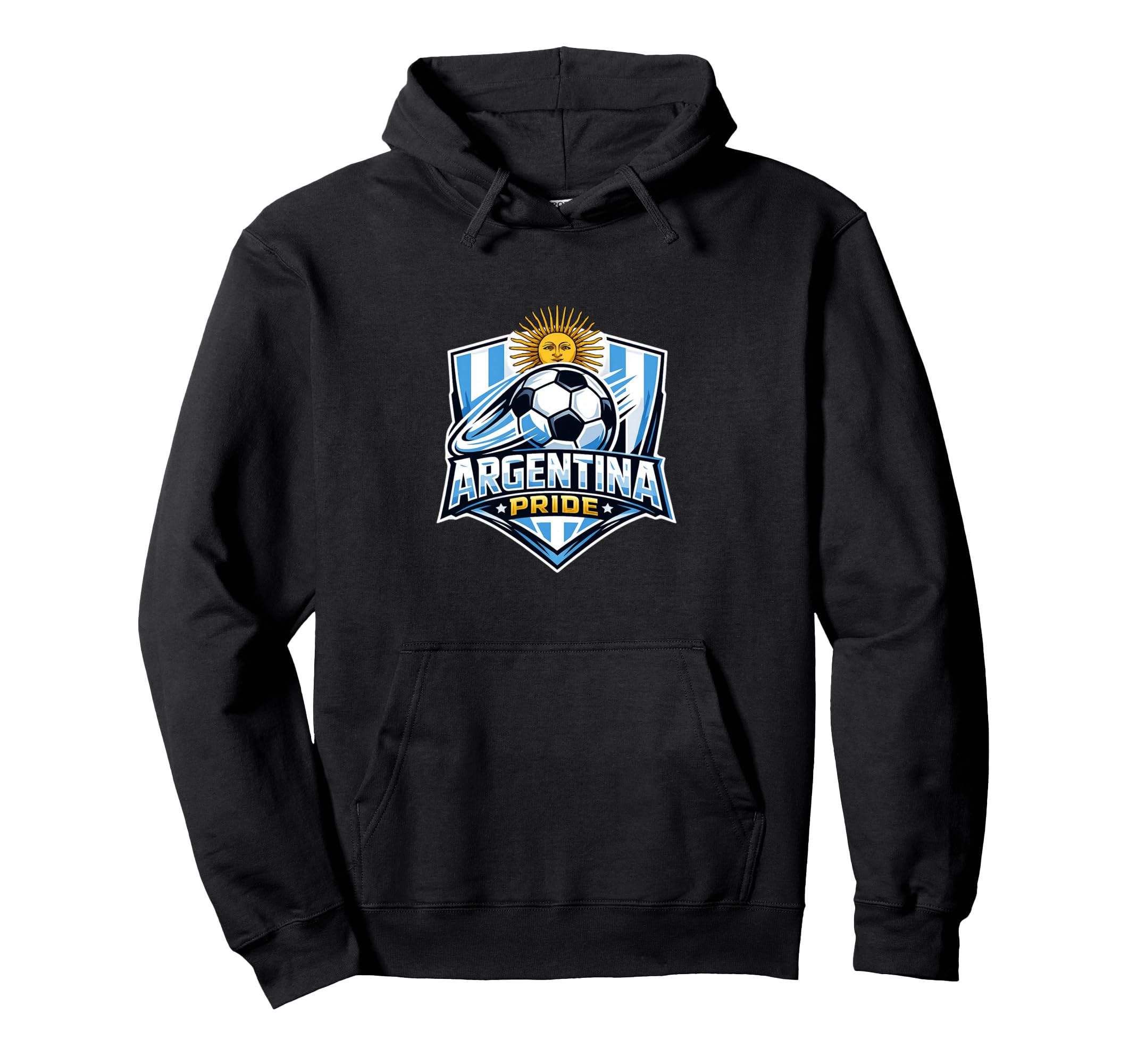 Argentina Pride Soccer Fan Minimal Hoodie - Minimalist Print Men Women - T-Shirt, Sweatshirt, Hoodie