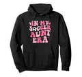 My Soccer Aunt Era Funny Sports Soccer Hoodie - Novelty Apparel Men Women - T-Shirt, Sweatshirt, Hoodie