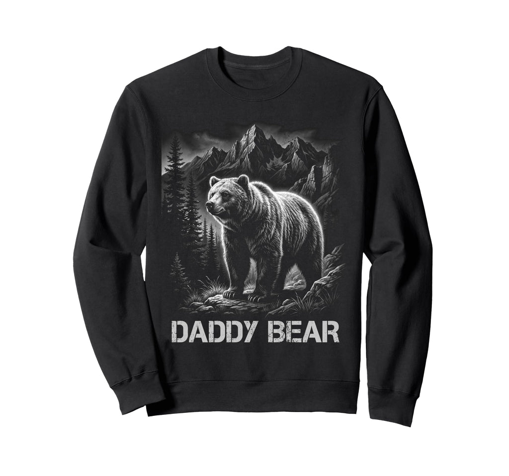 Daddy Bear Family Matching Dad Sweatshirt - Unique Graphic Men Women - T-Shirt, Sweatshirt, Hoodie
