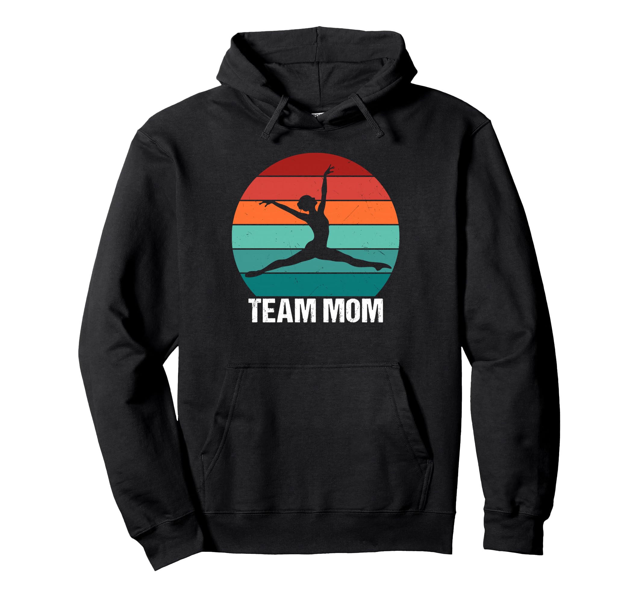Team Mom Gymnastics Game Day Sports Hoodie - Unique Graphic Men Women - T-Shirt, Sweatshirt, Hoodie