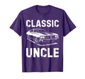 Uncle Funny Old Car Lover T-Shirt - Minimalist Print Men Women - T-Shirt, Sweatshirt, Hoodie