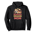 Bearded Dragon Mom Reptile Pet Lover Hoodie - Fun Novelty Design for Adults - T-Shirt, Sweatshirt, Hoodie