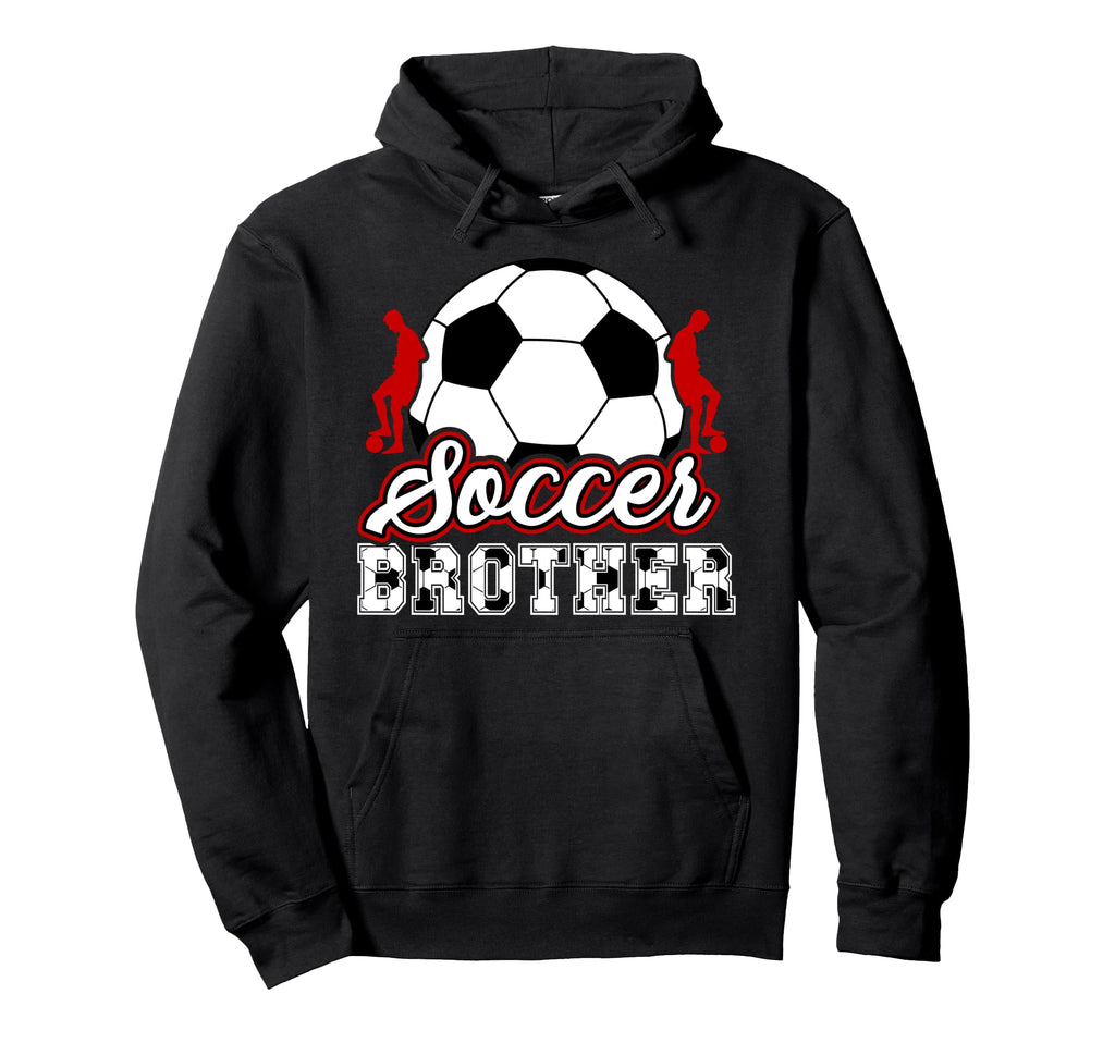 Soccer Brother Soccer Players Brother Hoodie - Aesthetic Graphic Men Women - T-Shirt, Sweatshirt, Hoodie