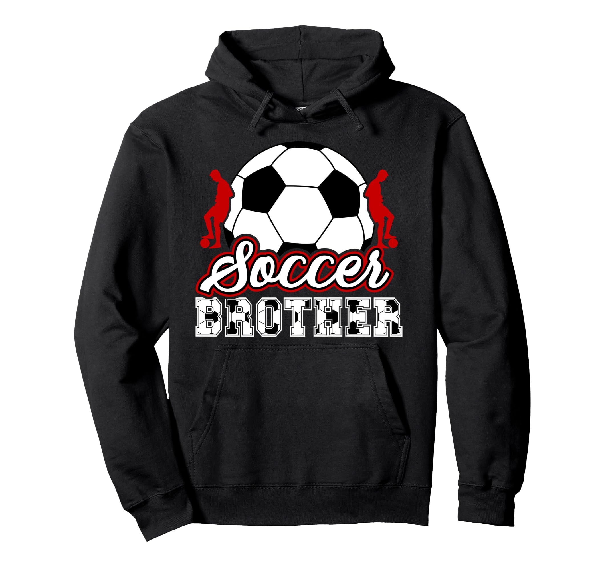 Soccer Brother Soccer Players Brother Hoodie - Aesthetic Graphic Men Women - T-Shirt, Sweatshirt, Hoodie