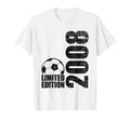 18 Years Old 2008 18Th Birthday Soccer T-Shirt - Trendy Graphic Unisex - T-Shirt, Sweatshirt, Hoodie
