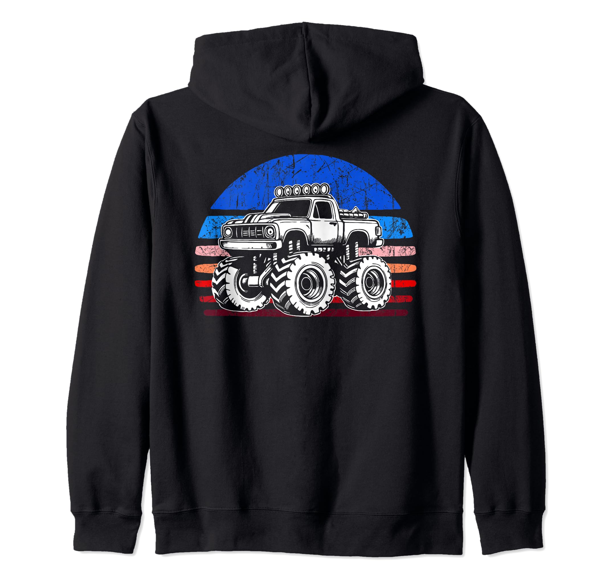 Monster Truck Dad Fathers Day Click More T-Shirt - Minimalist Print Unisex - T-Shirt, Sweatshirt, Hoodie