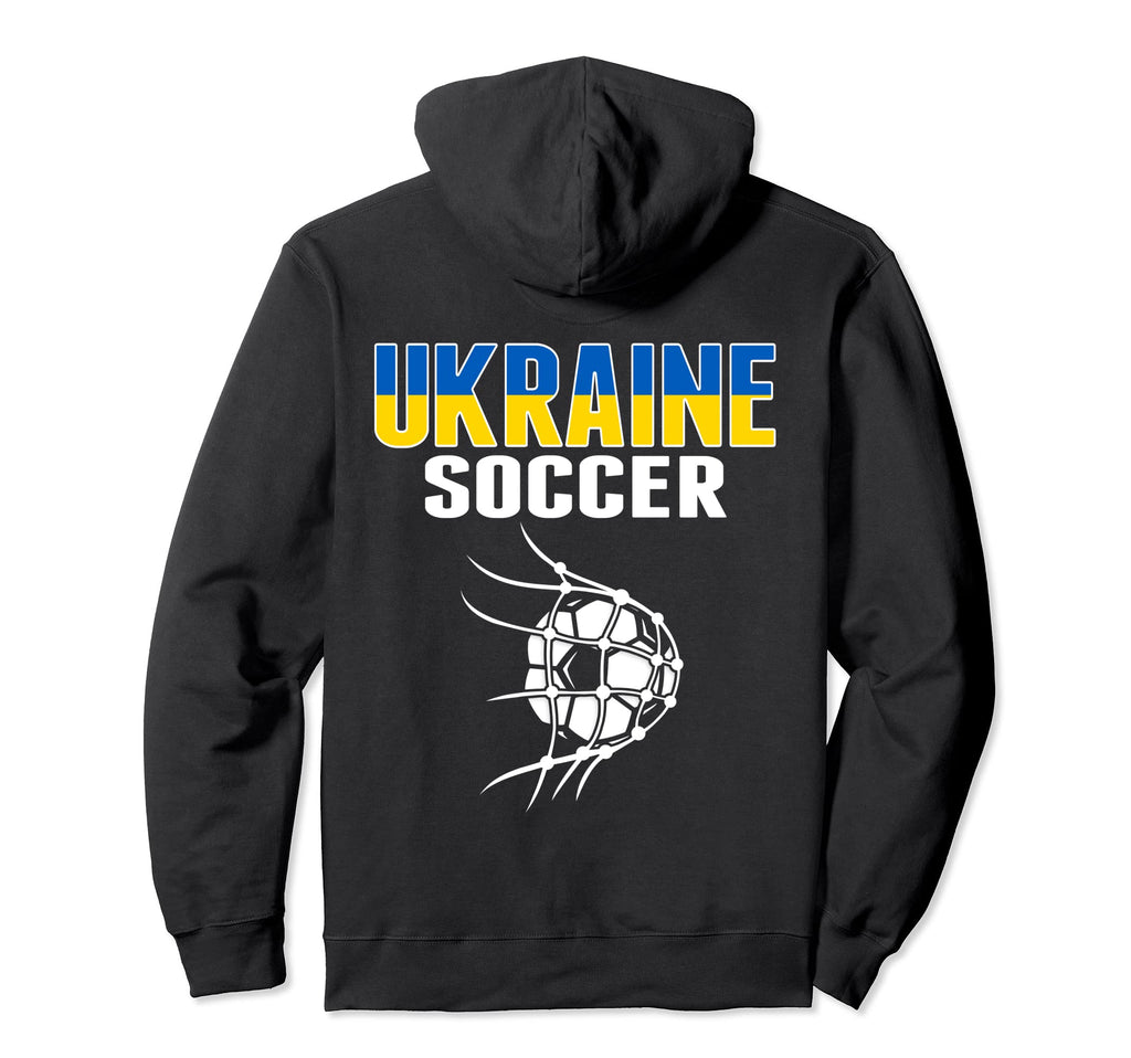 Ukraine Soccer Ball Net Ukrainian Hoodie - Novelty Apparel Men Women - T-Shirt, Sweatshirt, Hoodie