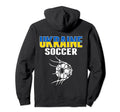 Ukraine Soccer Ball Net Ukrainian Hoodie - Novelty Apparel Men Women - T-Shirt, Sweatshirt, Hoodie