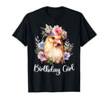 Chicken Flowers Birthday T-Shirt - Fun Novelty Design Men Women - T-Shirt, Sweatshirt, Hoodie