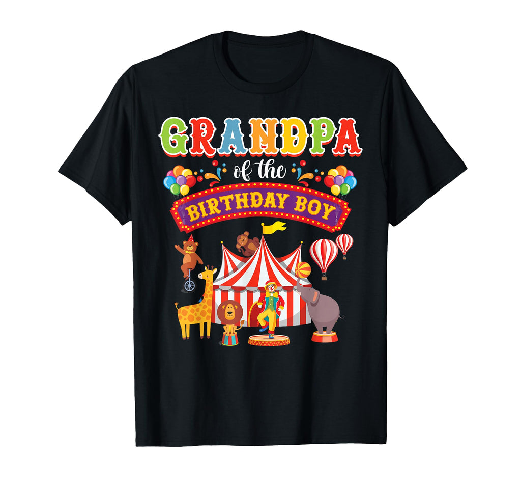 Grandpa Birthday Carnival Circus T-Shirt - Aesthetic Graphic for Adults - T-Shirt, Sweatshirt, Hoodie